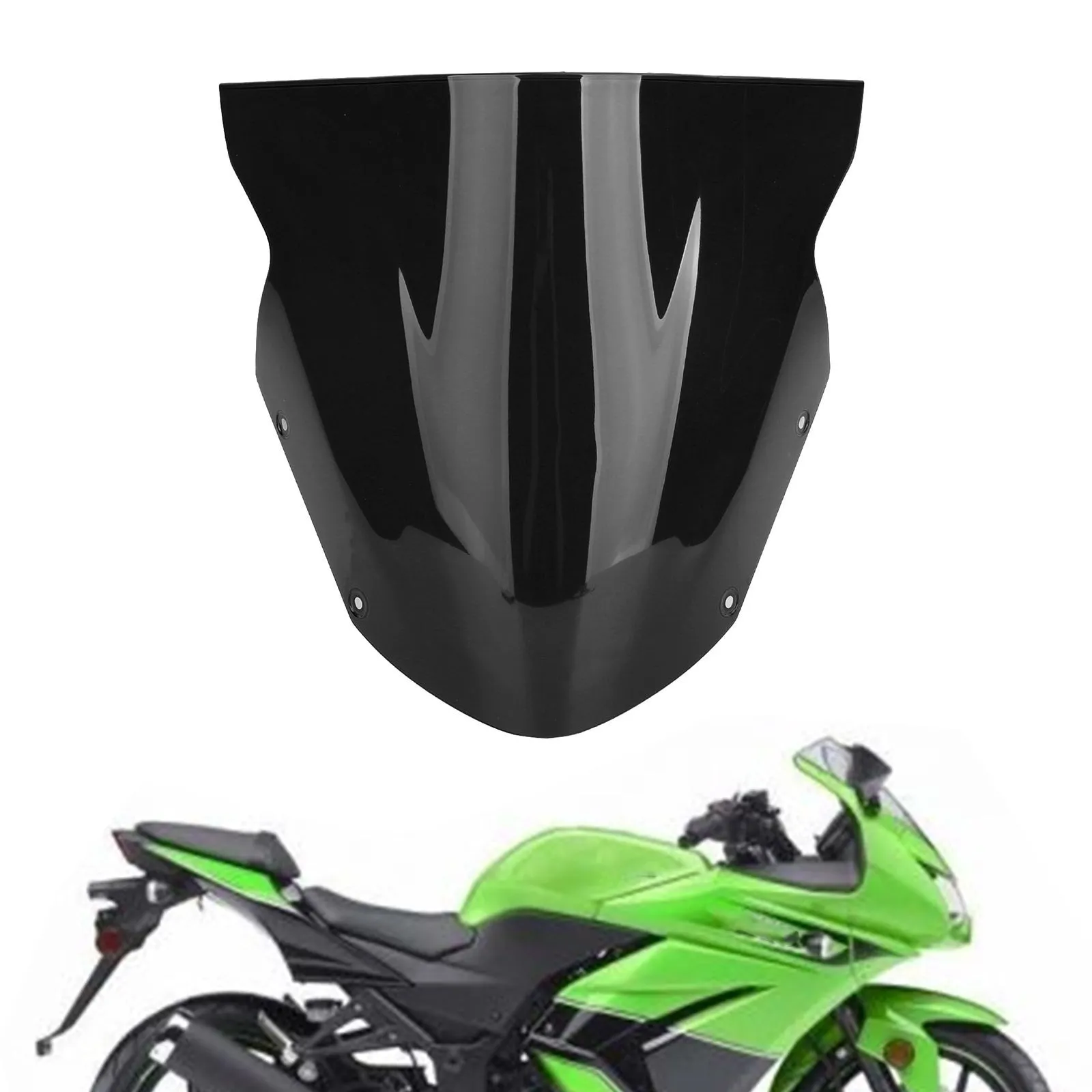 Pare-brise Pare-brise pour Kawasaki Ninja 650 ER6F 2009-2011 Générique