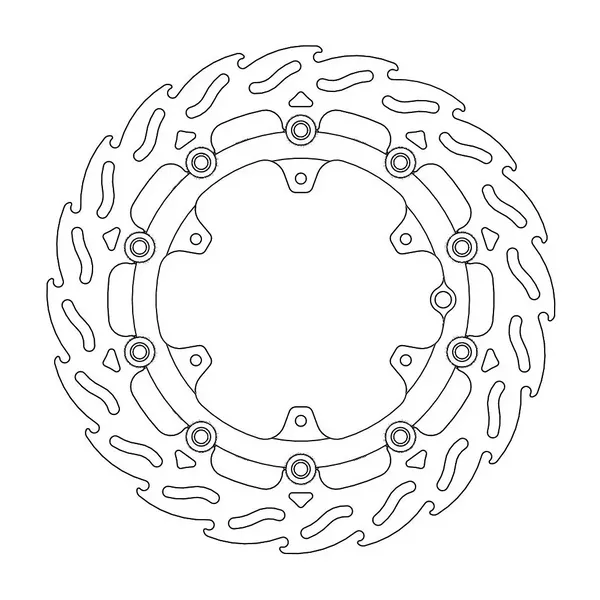 Disco freno serie Flame-17101263