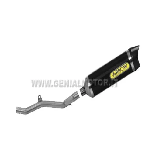 Terminale Scarico + Rac Kat Arrow S Thunder Allu N Derbi Gpr 125 4t 2010 > 2015-51006KZ--51505AKN-91801