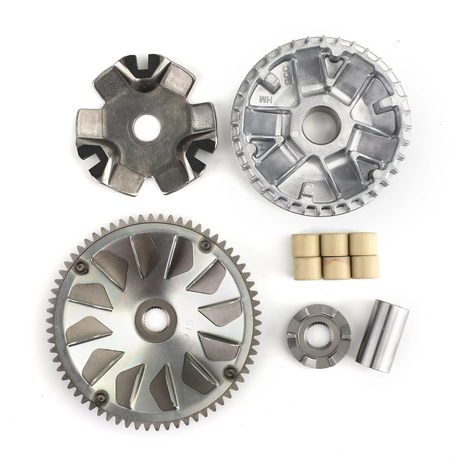 KIT COMPLET 'EMBRAYAGE FACE DRIVE W/GALETS & ARBRE pour Honda NHX110 Lead Elite 110 Generic