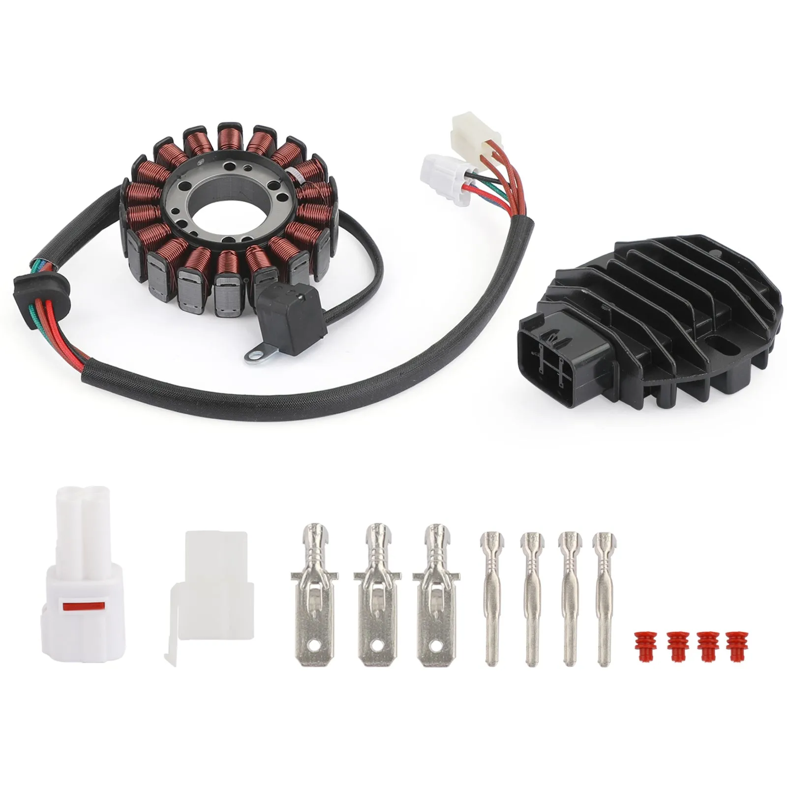 Stator et régulateur de générateur de VTT Suzuki LTZ400 Quadsport Z400 2003-2008