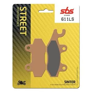 PASTIGLIE FRENO POSTERIORE SBS 611LS (SINTERIZZATA), CODICE 6566116