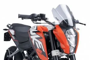 CUPOLINO RACING KTM 125 DUKE/200 DUKE 11-15/390 DUKE 13-15 TRASPARENTE cod. 6275W