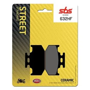 PASTIGLIE FRENO ANTERIORE SBS 632HF (ORGANICA) codice 6566320