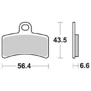 PASTIGLIE FRENO SBS 815HF