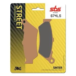 PASTIGLIE FRENO POSTERIORE RACING SBS 674LS SINTERIZZATA (1 coppia per un disco)