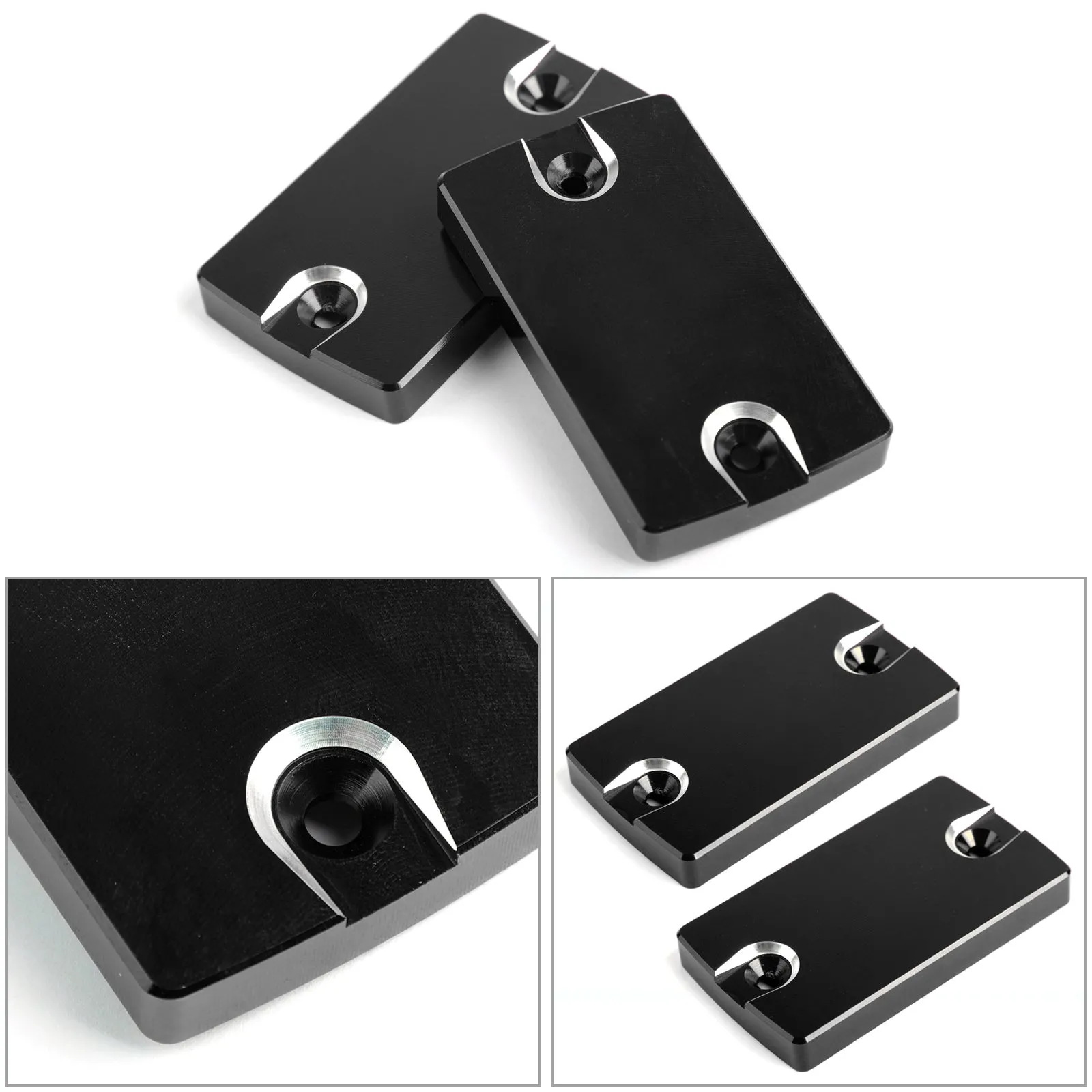 Bouchon de liquide de frein avant CNC noir pour Suzuki Hayabusa GSX1300R 99-18 générique