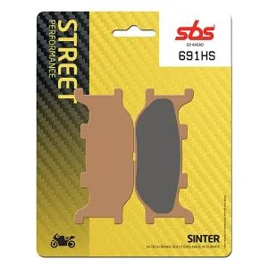 Pastiglie freno anteriore SBS 691HS (Sinterizzata 1 coppia per 1 disco) codice 6566915