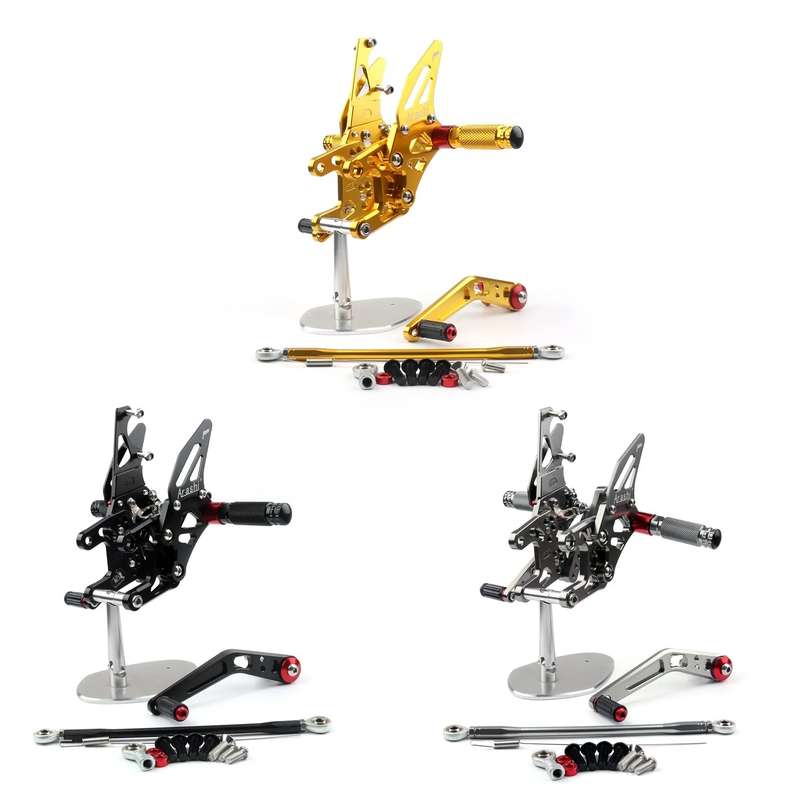 Commandes reculées Repose-pieds Jeux arrière Repose-pieds Pour Honda CBR1000 CBR 1000 2012-2018 Générique