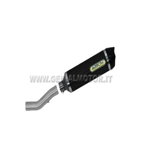 Terminale Scarico + Racc Kat Arrow R. Tech Allu N Ducati Monster 821 2014 > 2017-71451KZ--71768AKN-91948