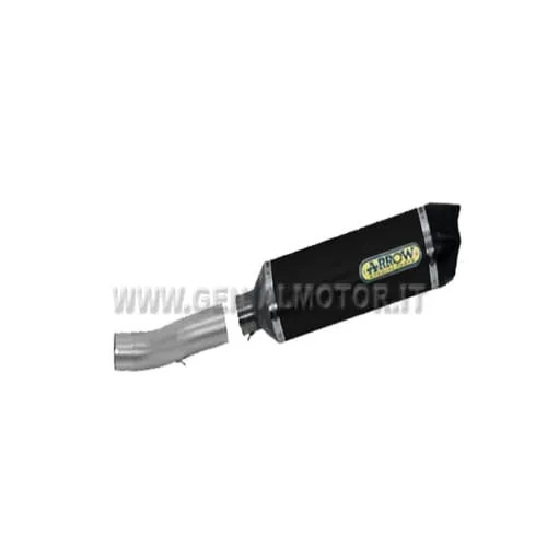 Terminale Scarico + Rac Arrow R. Tech Allu N Ducati Monster 1100 Evo 2011 > 2013-71452MI--71786AKN-91983