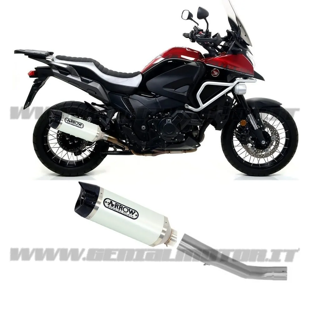 Terminale Scarico + Racc Arrow R. Tech Alu Honda Crosstourer 1200 2012 > 2020-71468MI--71798AK-94331
