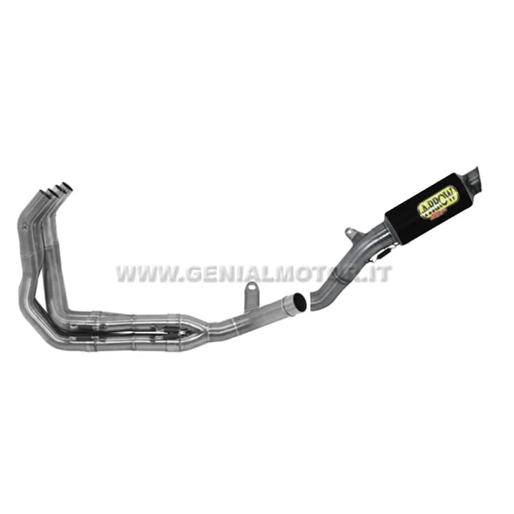 Scarico Completo Arrow Gp2 Acciaio Nero Kawasaki Z 900 2017 > 2020-71531GPI--71661MI-95617