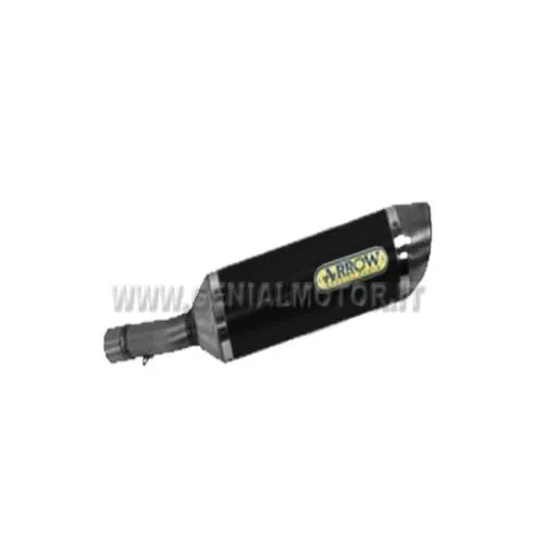 Terminale Di Scarico Arrow Street Thunder Allu Nero Honda Cbr 600 F 2011 > 2013-71722AON-93207