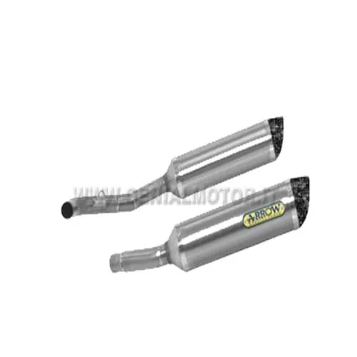 Terminali Di Scarico Arrow Thunder Aluminio Kawasaki Z 1000 2007 > 2009-71724AK-95310