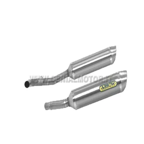 Terminali Di Scarico Arrow Thunder Alluminio Kawasaki Z 1000 2007 > 2009-71724AO-95314