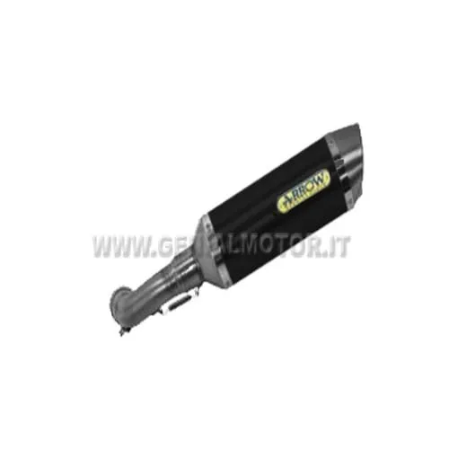 Terminale Di Scarico Arrow Street Thunder Allu Nero Honda Cb 1000 R 2008 > 2016-71732AON-93944