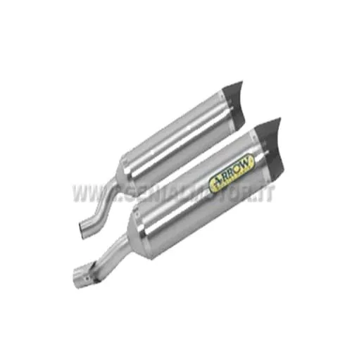 Terminali Di Scarico Arrow Thunder Aluminio Kawasaki Z 1000 2014 > 2016-71755AK-95380