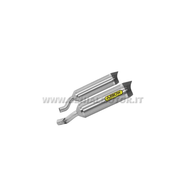 Terminali Di Scarico Arrow Thunder Aluminio Kawasaki Z 1000 2017 > 2020-71755AK-95625