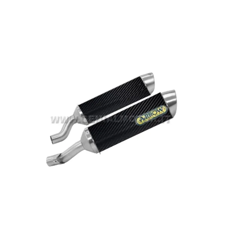 Terminali Di Scarico Arrow Thunder Carbonio Kawasaki Z 1000 2017 > 2020-71755MO-95629