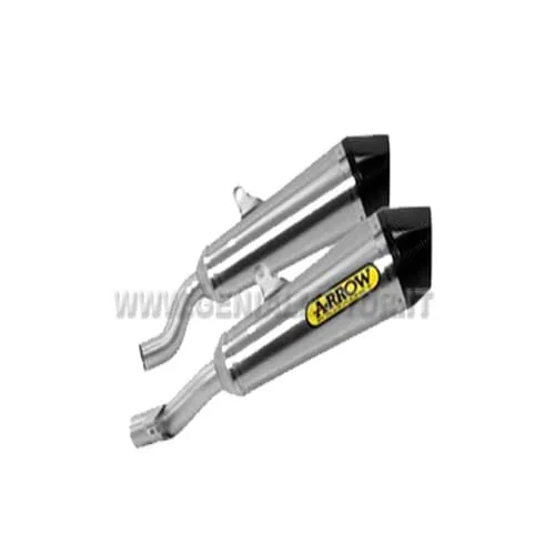 Terminali Di Scarico Arrow Xkone Acciaio Kawasaki Z 1000 2014 > 2016-71755XKI-95388