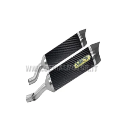Terminali Di Scarico Arrow Thunder Carbon Kawasaki Z 1000 Sx Touring 2011 > 2016-71784MK-95367