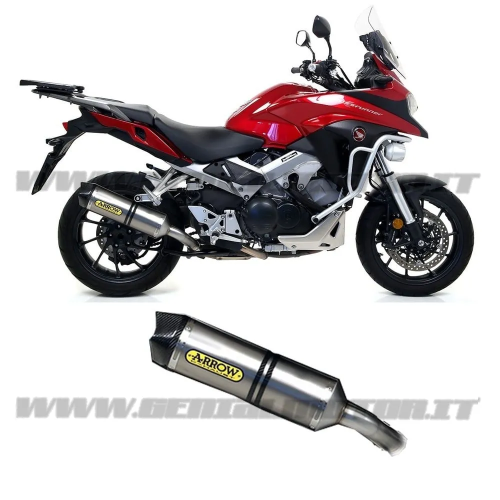 Terminale Di Scarico Arrow Race Tech Titanio Honda Crossrunner 800 2017 > 2020-71825PK-94737