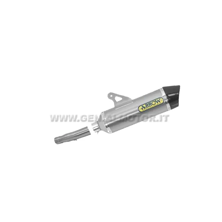 Terminale Di Scarico + Raccordo Arrow Race Tech Allu Bmw C 650 Sport 2016 > 2021-73009MI--73512AK-91025