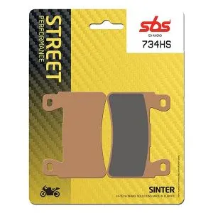 PASTIGLIE FRENO ANTERIORE SBS 734HS (SINTERIZZATA) codice 6567345