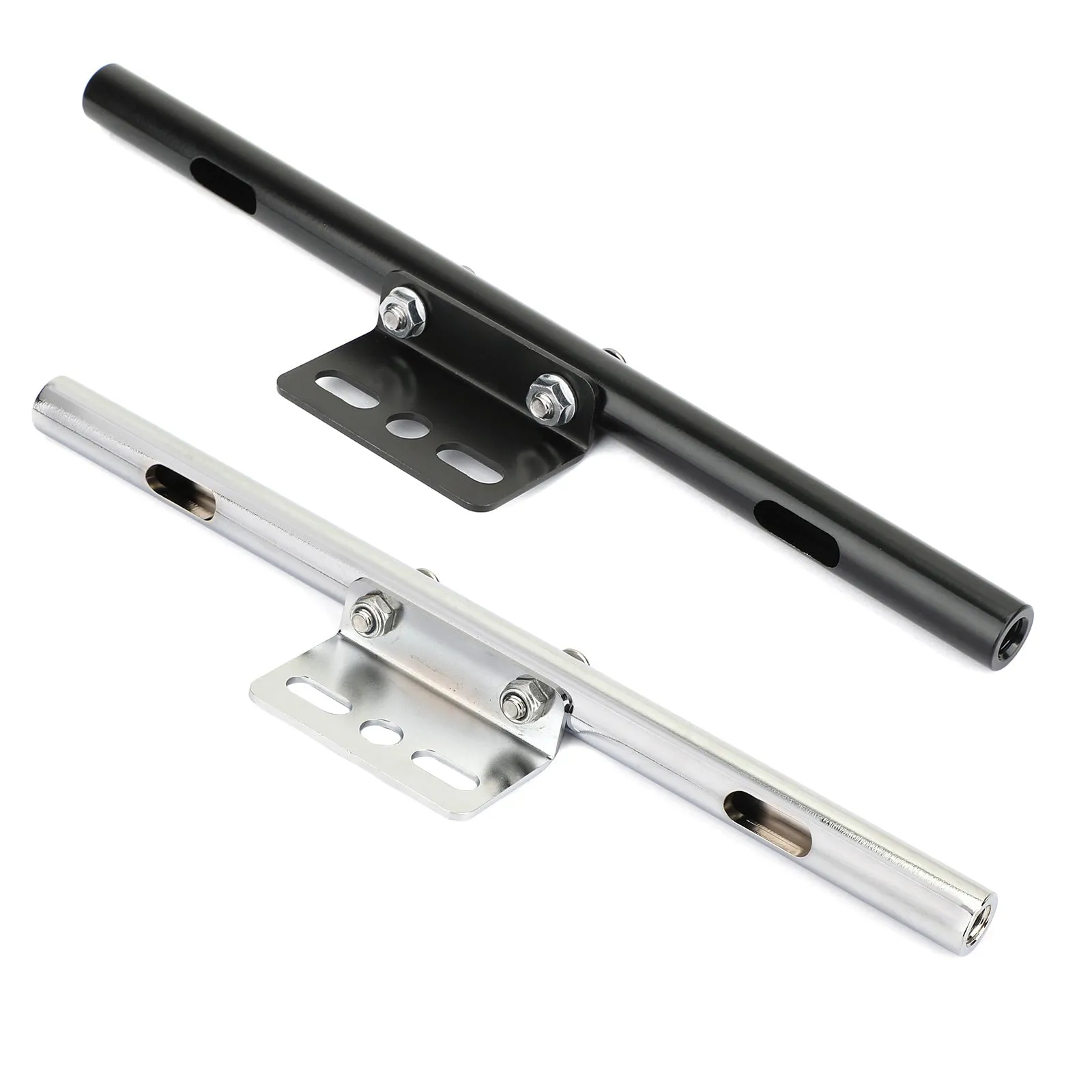 Pince universelle de support de montage de barre lumineuse de clignotant avant de moto générique