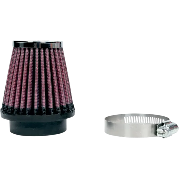 Filtro aria con montaggio tramite fascetta affusolato tondo universale-RC106