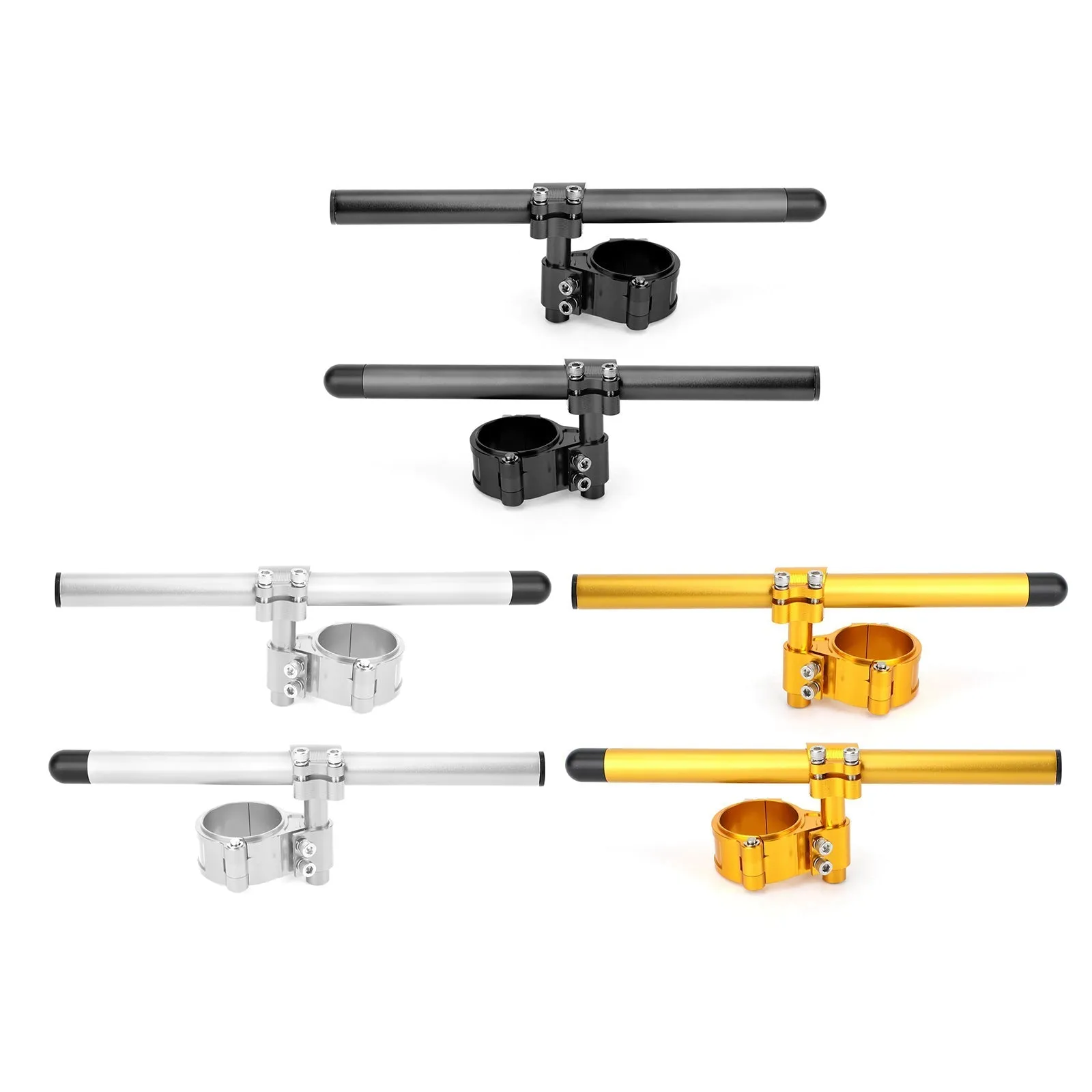 Universel Réglable Rotatif CNC Billet Clip Ons Fourche Tube Guidon Kit 51mm Générique