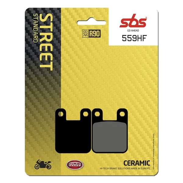HF Street Ceramic Organic Brake Pads-17200847