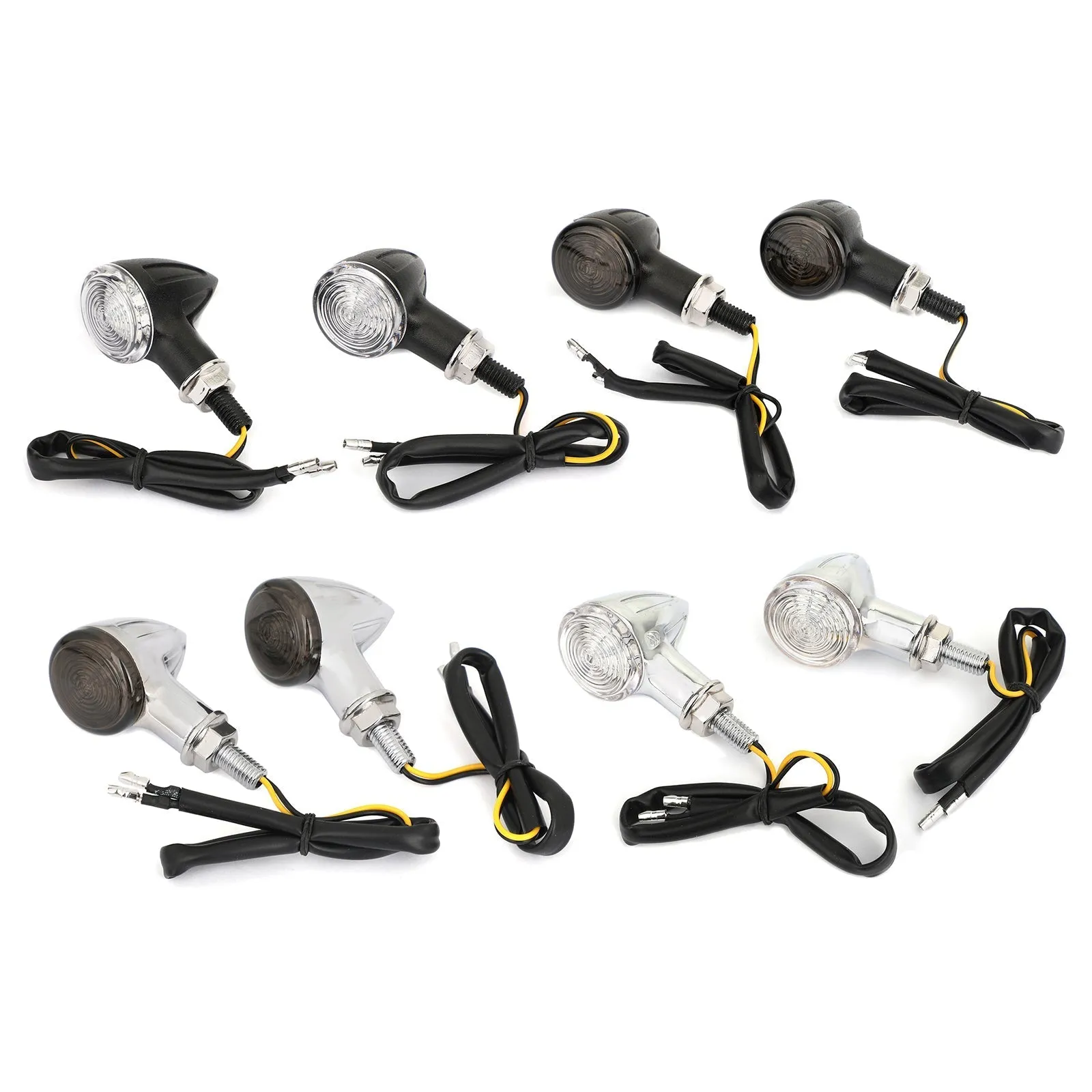 Universal Small Bullet Moto Clignotant Clignotant Voyants Générique