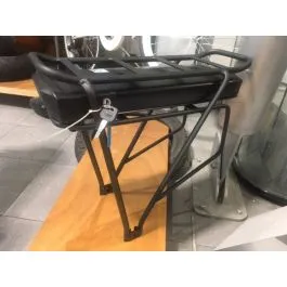 set batteria bici elettrica 36v 13ah a litio + portapacchi + chiavi