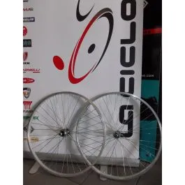 coppia ruote bici 26 x 1 3/8 senza cambio