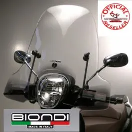 Parabrezza beverly 125 300 350 BIONDI paravento completo di attacchi