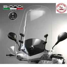 Parabrezza caffè nero outlook 125 150 outlander 150 biondi paravento e attacchi