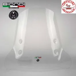 Parabrezza paravento completo di attacchi garelli xò 125 150 09/11 BIONDI