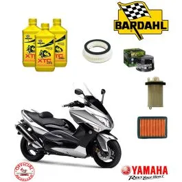 kit tagliando olio bardahl xtc filtri aria yamaha puleggia t-max tmax 500 08 >11