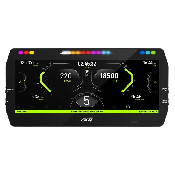 Strumentazione digitale Display TFT 10 AiM MXT 1.3 Strada cavo CAN