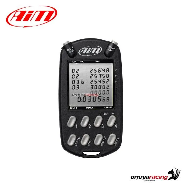 AIM Stopwatch MultiChron cronometro digitale portatile utile fino a 4 concorrenti
