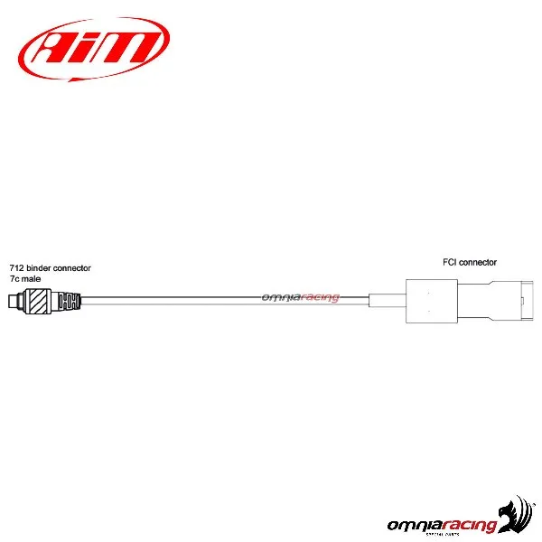 Cablaggio AIM kit SOLO2/SOLO2DL per Ducati Panigale V4 2021> Euro5