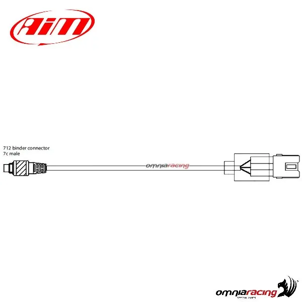 Cablaggio per Kawasaki ZX-10R AIM per modello EVO4S