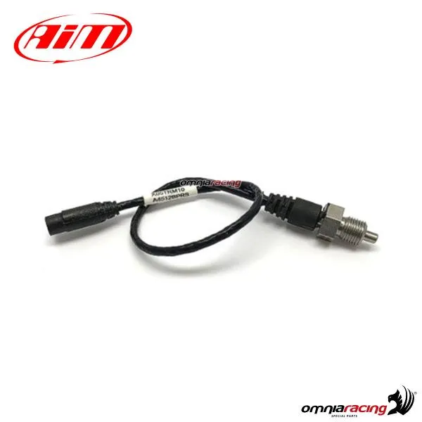 Termoresistenza acqua PT100 AIM con connettore/filetto M10 lunghezza 30 cm