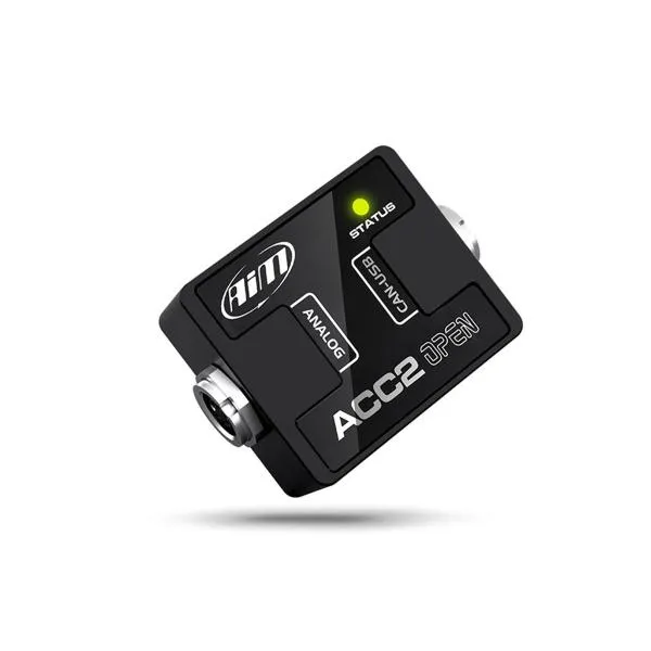 Converter compatto analogico a CAN AIM ACC2 Open 4 analogici 50cc - cavo Can 400cm