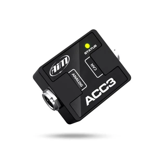 Converter compatto analogico a CAN AIM ACC3 4 analogici 50cm - cavo Can 400cm