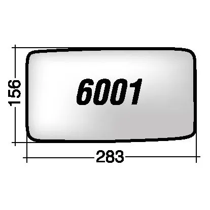 VETRO SPECCHIO IVECO DAILY - OM GRINTA SINISTRO/DESTRO CROMATO