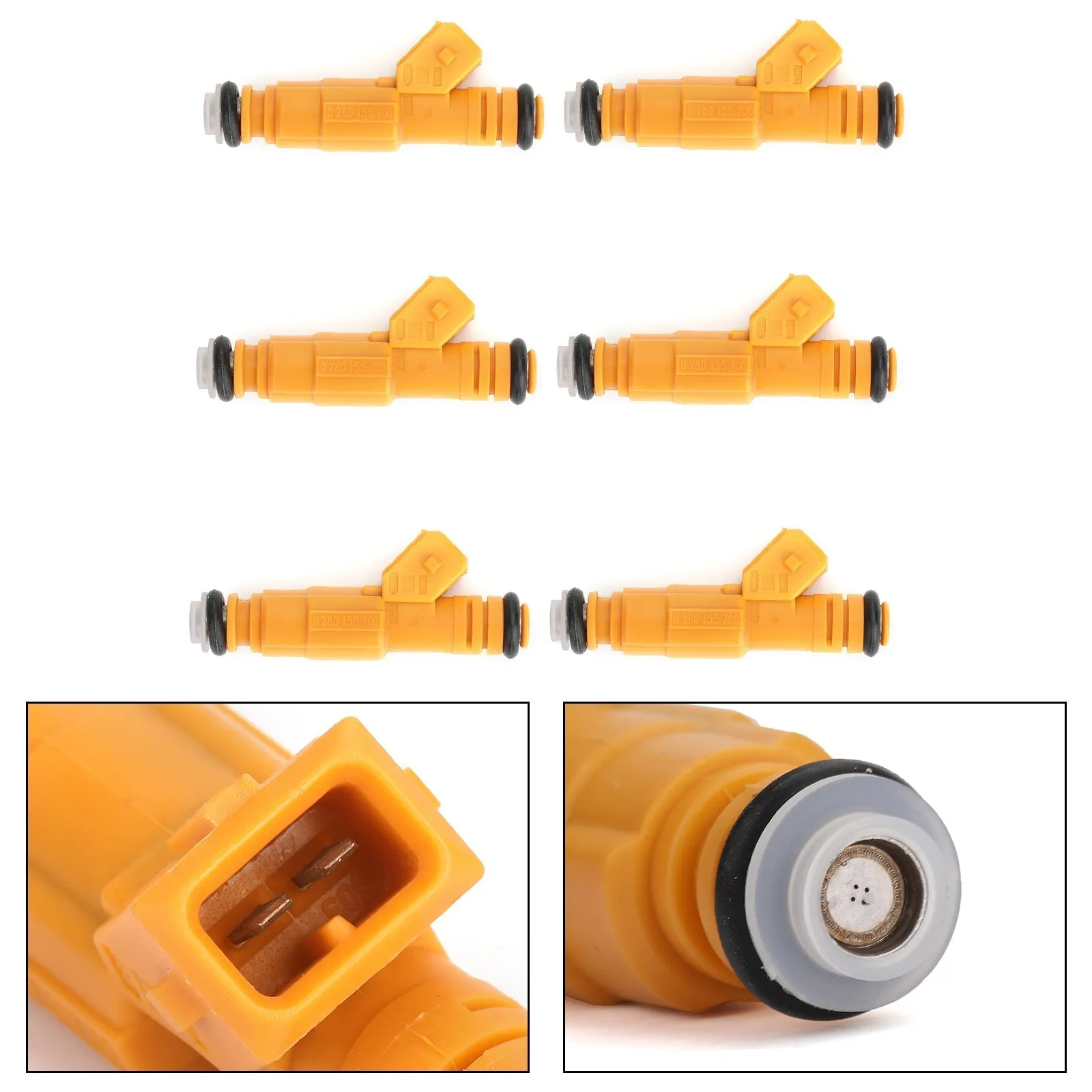 Lot de 6 injecteurs de carburant pour 87-98 4.0L remplacer 0280155710 0280155700 générique
