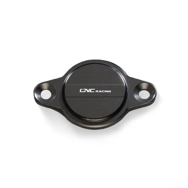 Cover ispezione fase Streaks CNC Racing nero Ducati Monster 937 2021-2024